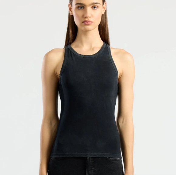 Cotton Citizen Women's Standard Tank In Vintage Black Size Large - Picture 1 of 12
